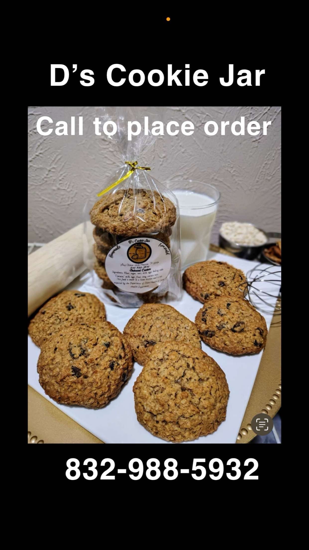 Homemade from scratch loaded chocolate chip and loaded oatmeal cookies